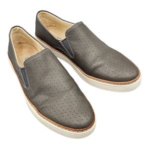 USED UGG Keile Perforated Leather Slip On Sporty Sneaker Shoes Journeys 7